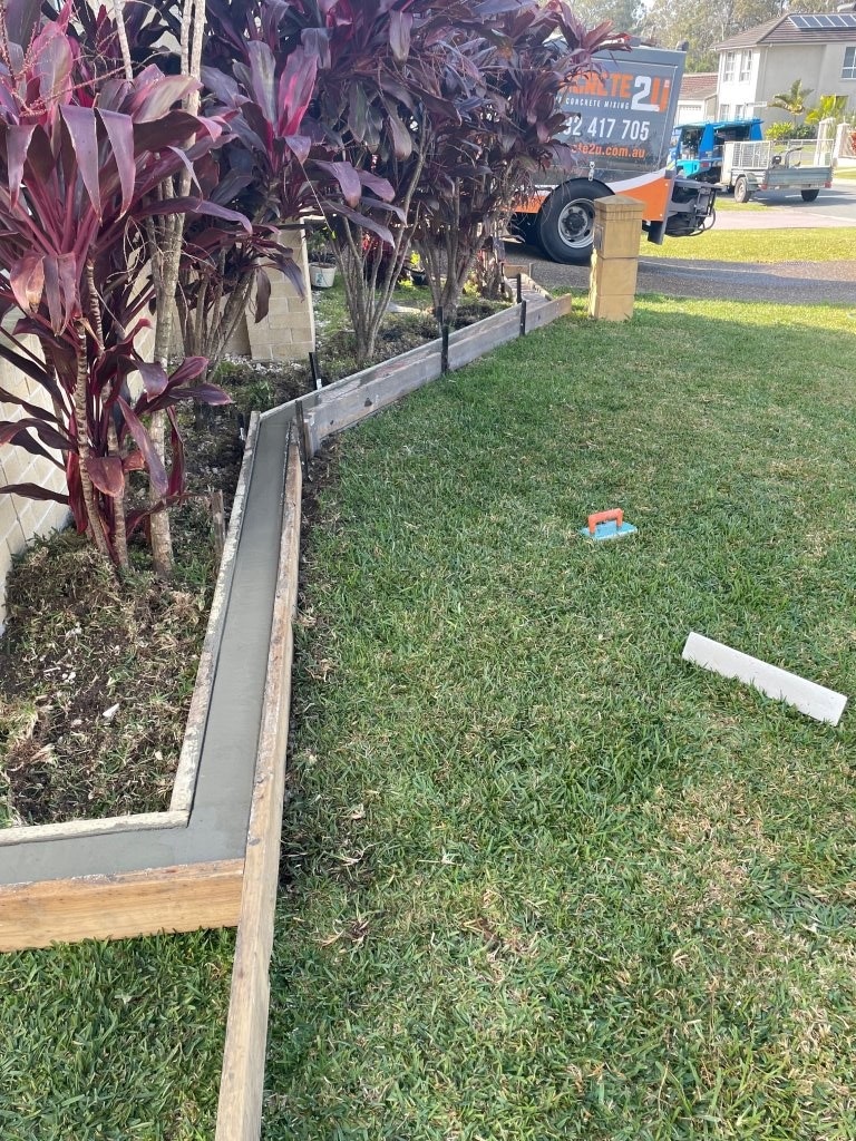 Concrete edging Brisbane