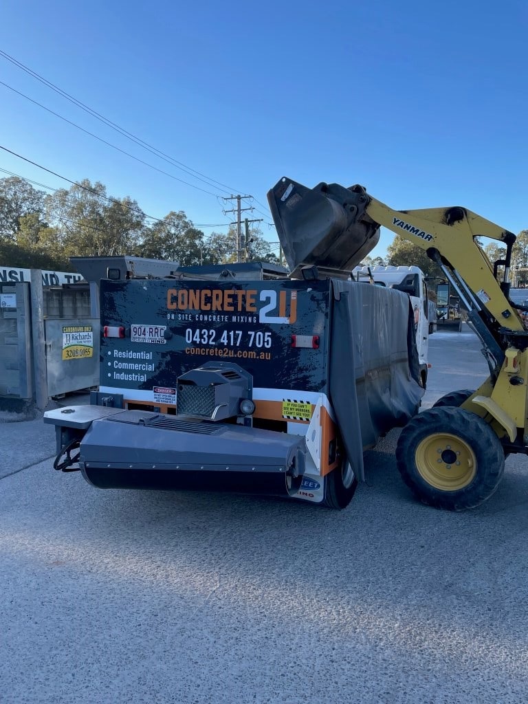 On Site Concrete mixing Brisbane