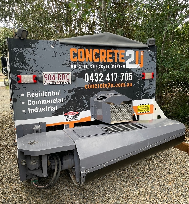 on site concrete deliveries Brisbane North