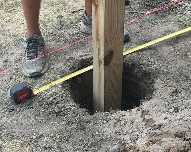 Post holes concrete brisbane